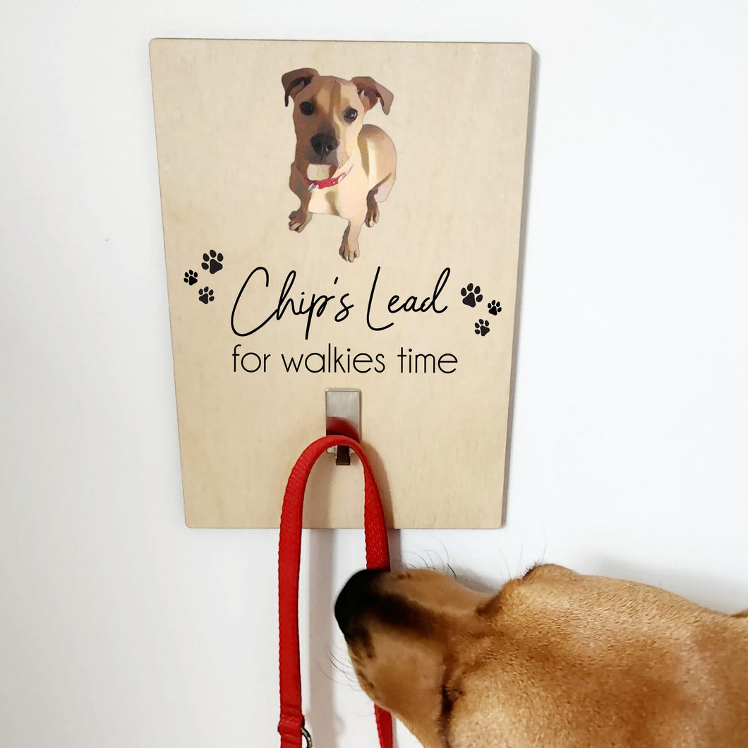 Personalised Dog Lead Holder