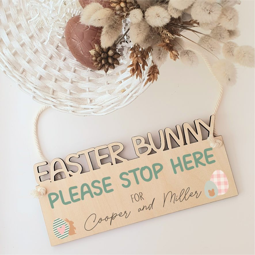 Easter Door Hanger Personalised