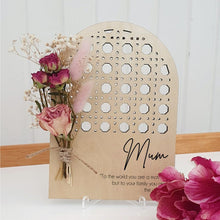 Load image into Gallery viewer, Personalised A5 Arch Print Flower Holder - Add your own text
