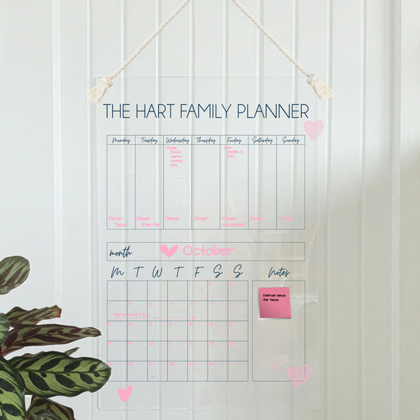 Wall Planner Layout 3 - Change your colour