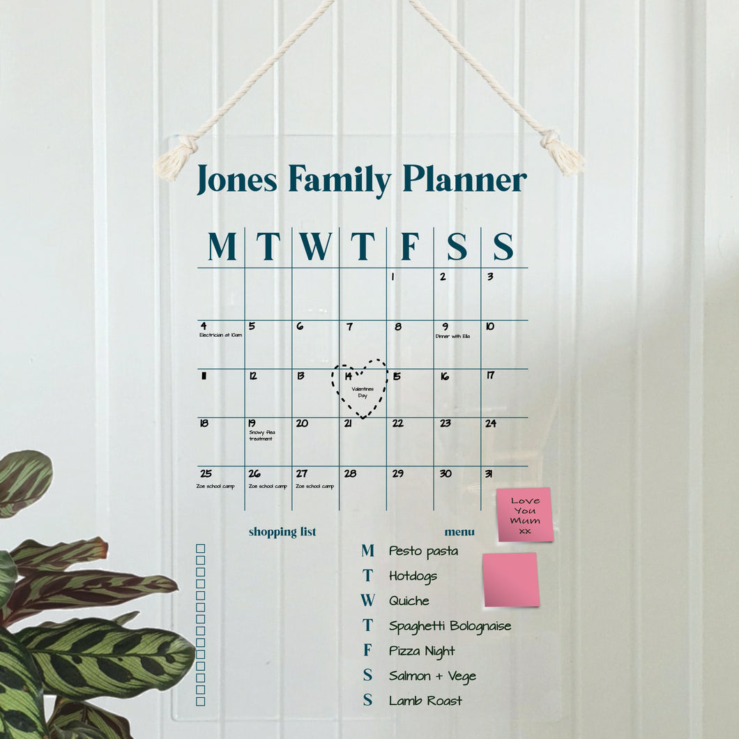 Wall Planner Layout 7 - Change your colour